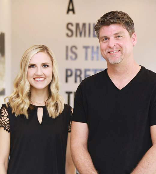 Mangum dentists Dustin C Lively and Brittany Hand
