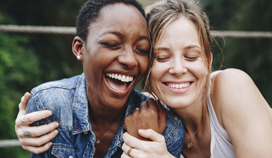 Smiling women