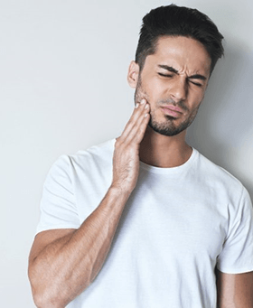 a man in Mangum experiencing a failed dental implant