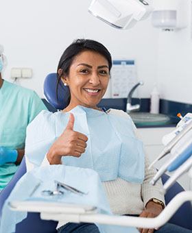 A patient going through aftercare for nitrous oxide in Mangum