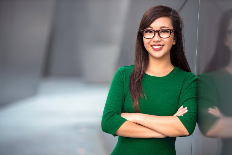 young professional with a beautiful smile